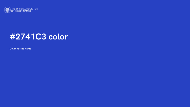 #2741C3 color image