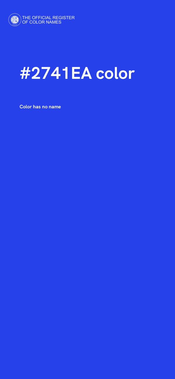 #2741EA color image