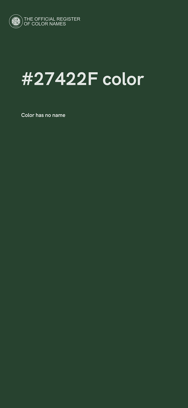 #27422F color image
