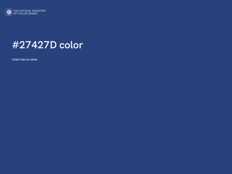 #27427D color image