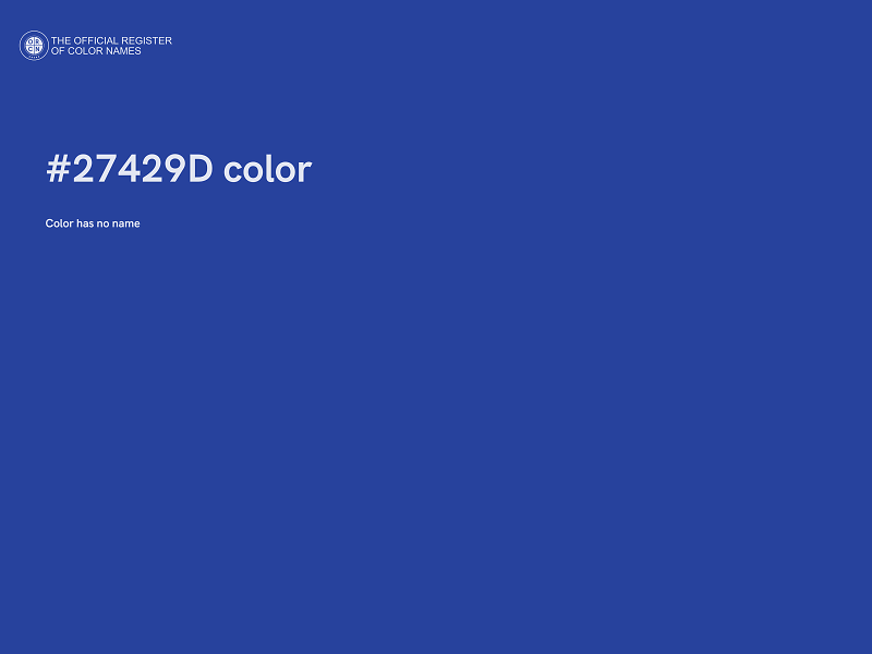 #27429D color image