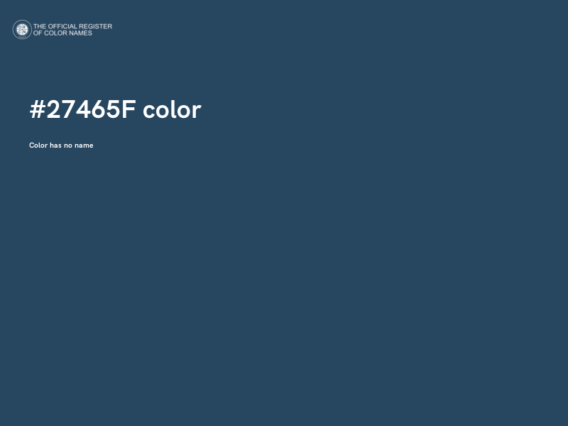 #27465F color image