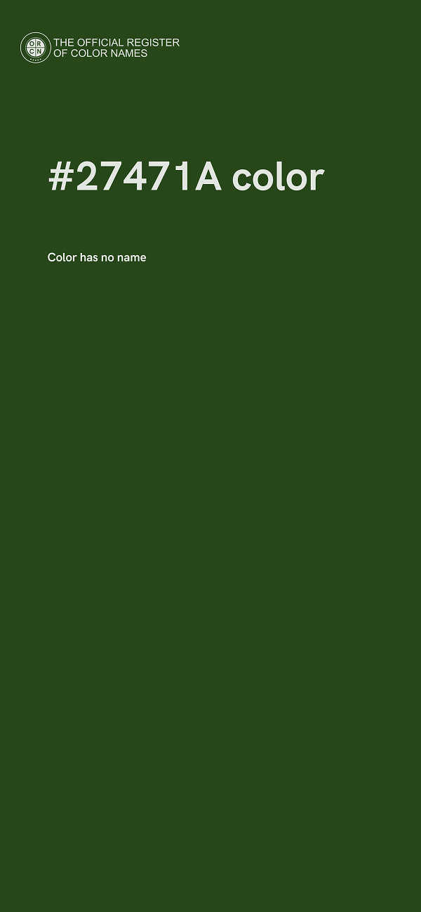 #27471A color image