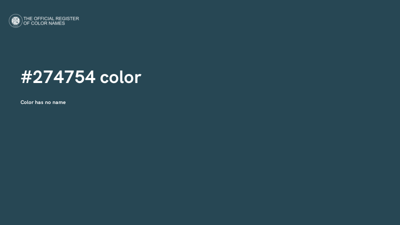 #274754 color image