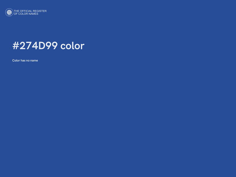 #274D99 color image