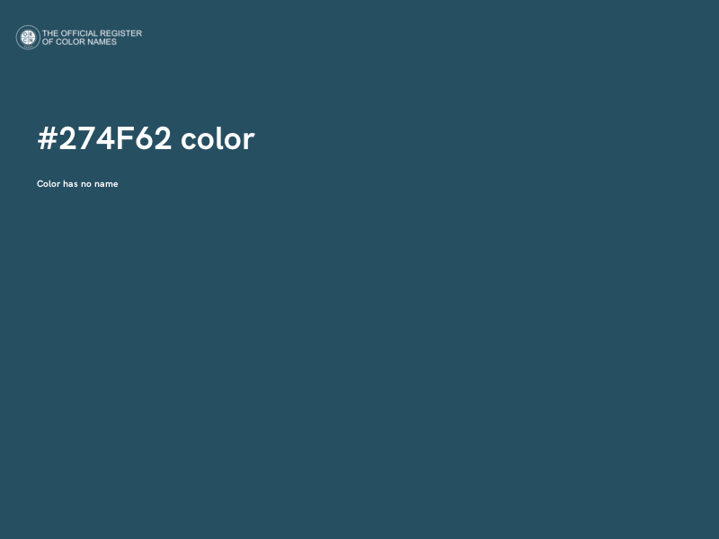 #274F62 color image