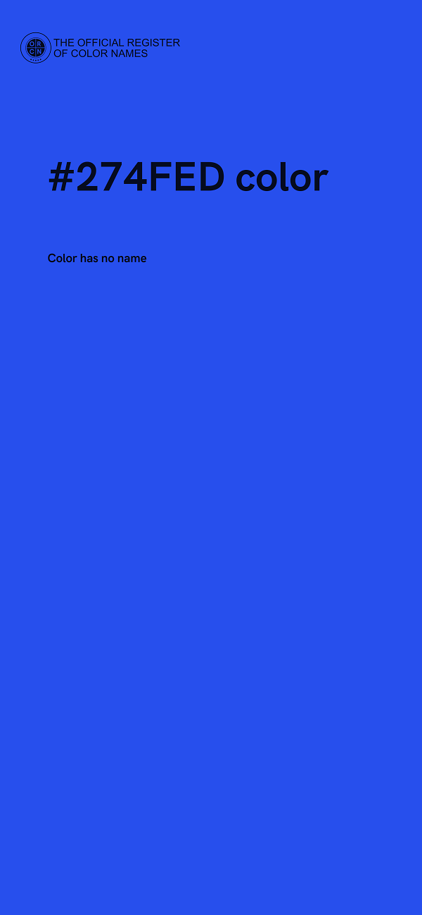 #274FED color image