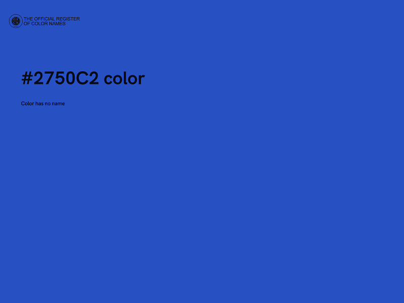 #2750C2 color image