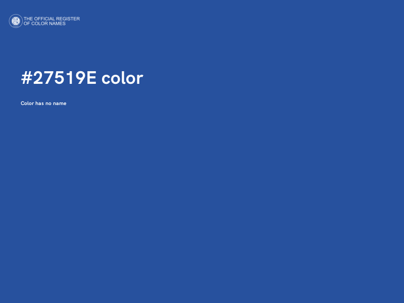 #27519E color image