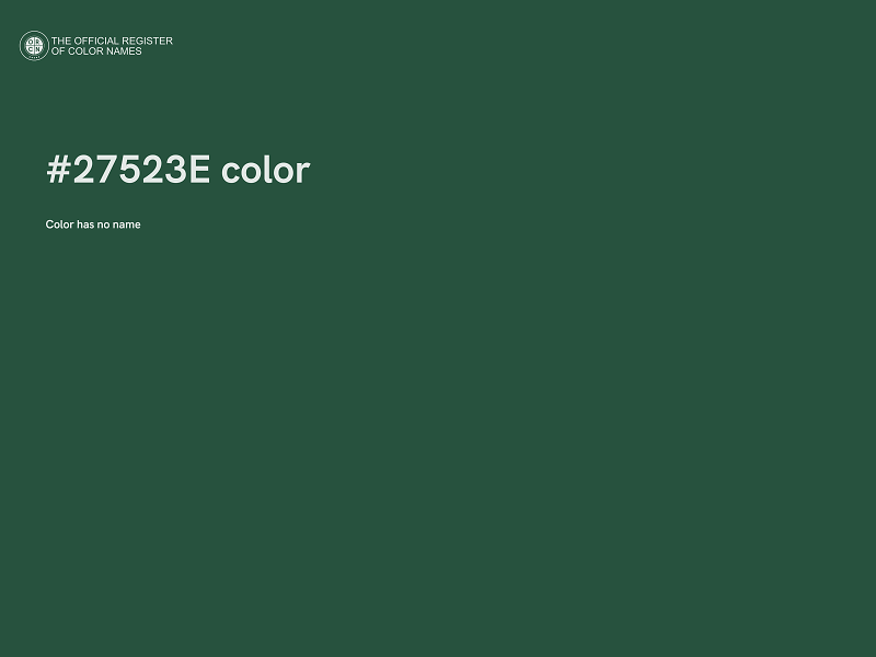 #27523E color image