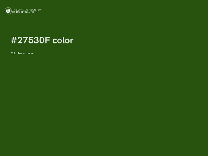 #27530F color image