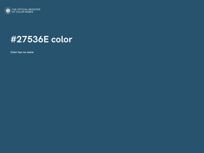 #27536E color image