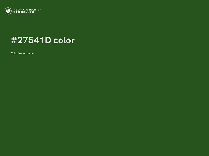 #27541D color image