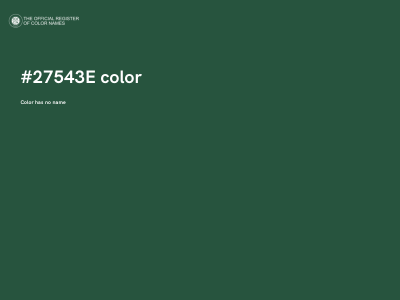 #27543E color image