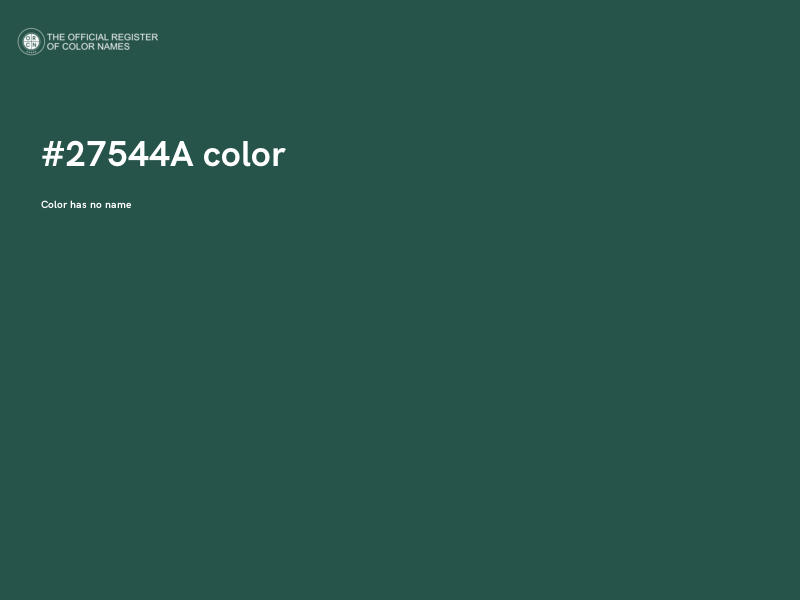 #27544A color image