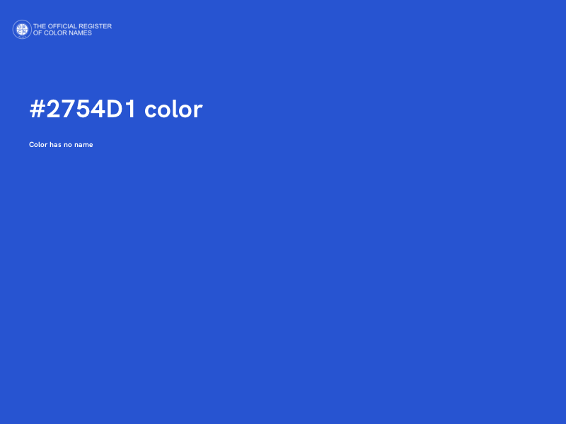 #2754D1 color image
