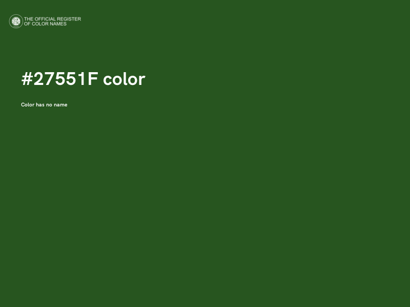#27551F color image