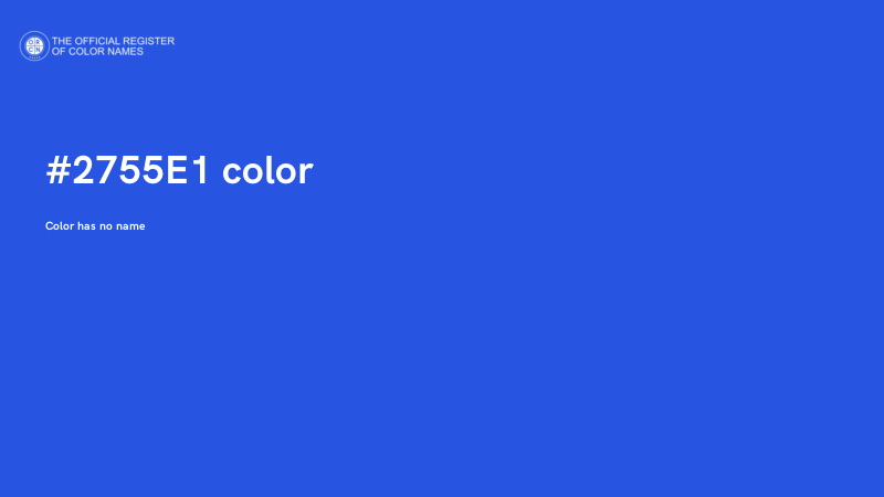 #2755E1 color image