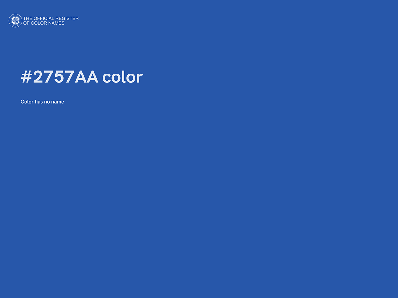 #2757AA color image