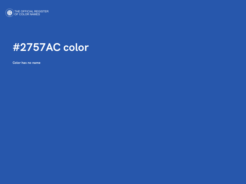 #2757AC color image