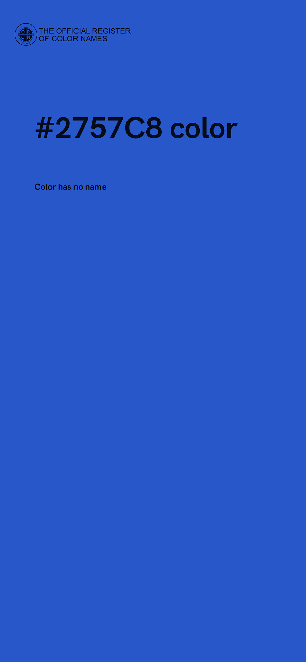 #2757C8 color image