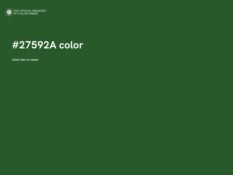 #27592A color image