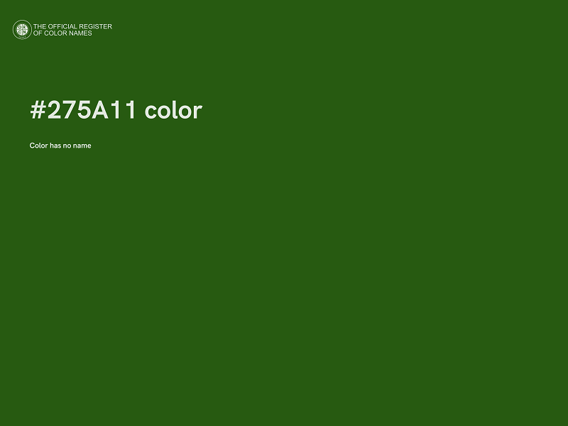 #275A11 color image