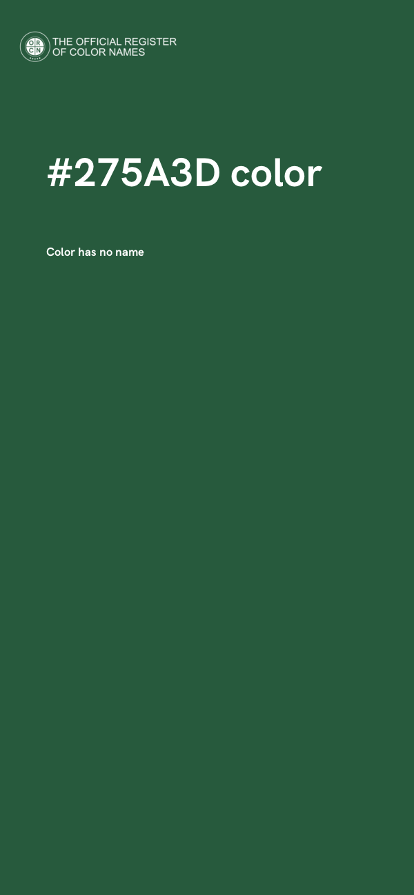 #275A3D color image