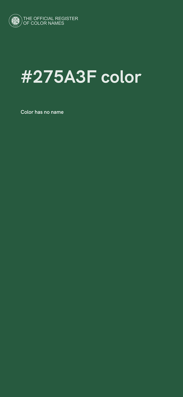 #275A3F color image