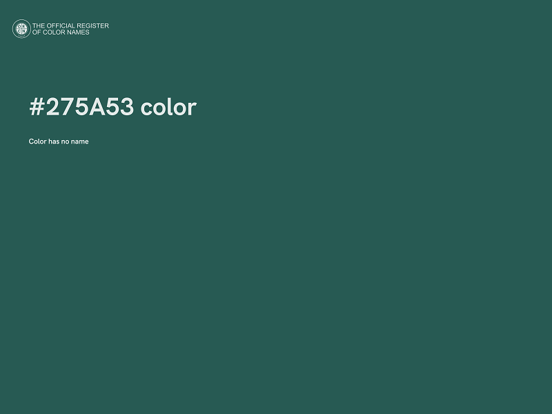 #275A53 color image