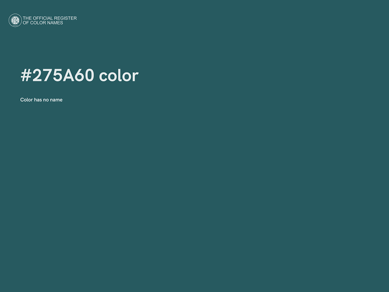 #275A60 color image