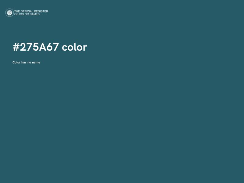 #275A67 color image