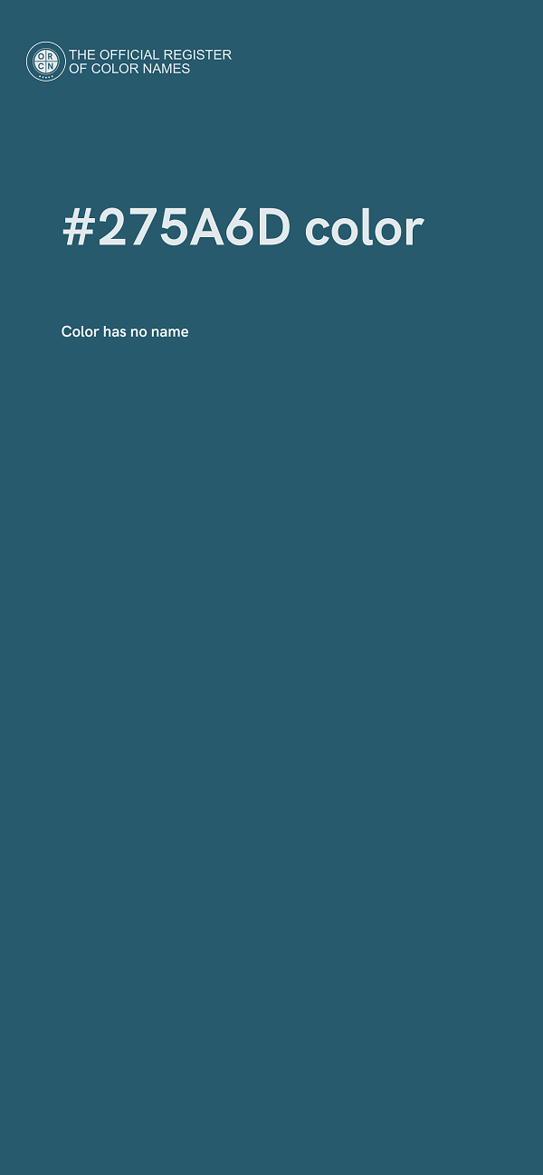 #275A6D color image