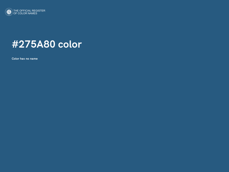 #275A80 color image