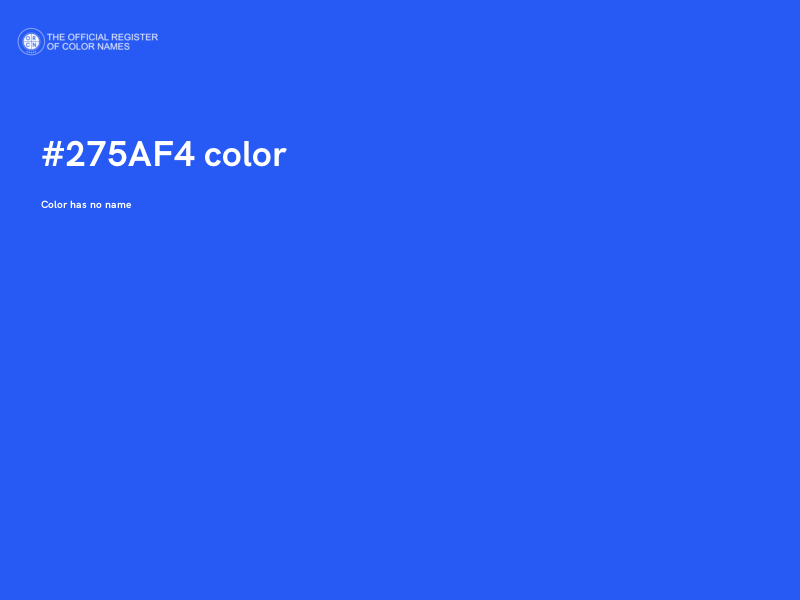 #275AF4 color image