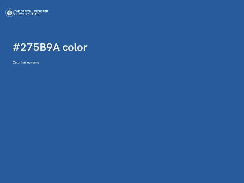 #275B9A color image