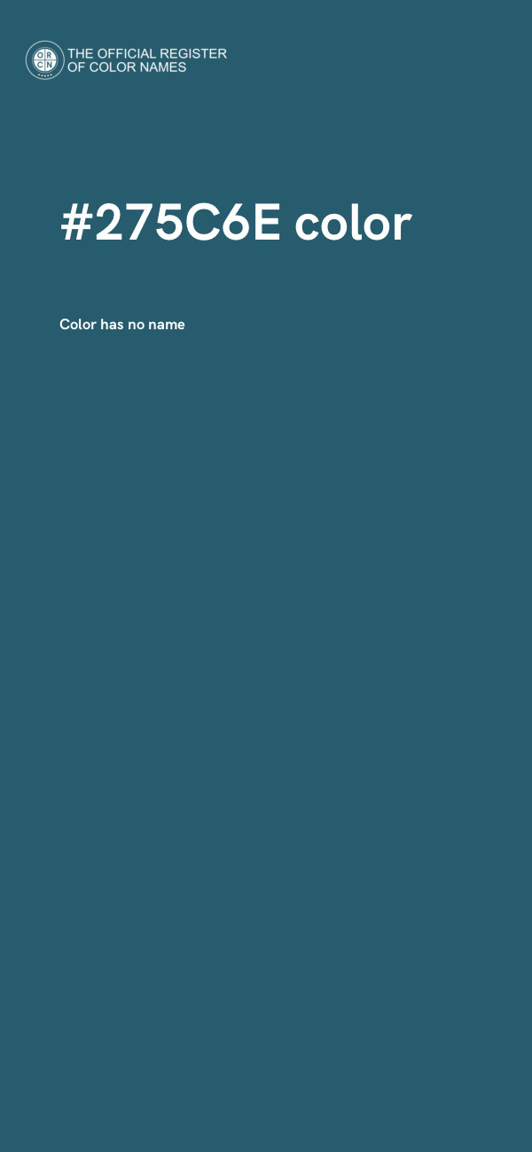 #275C6E color image