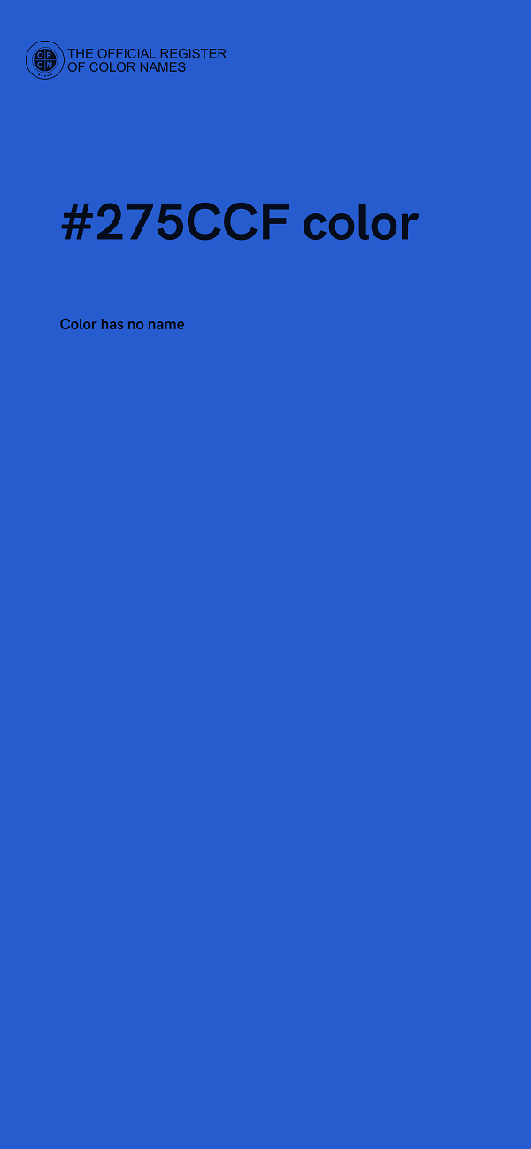 #275CCF color image