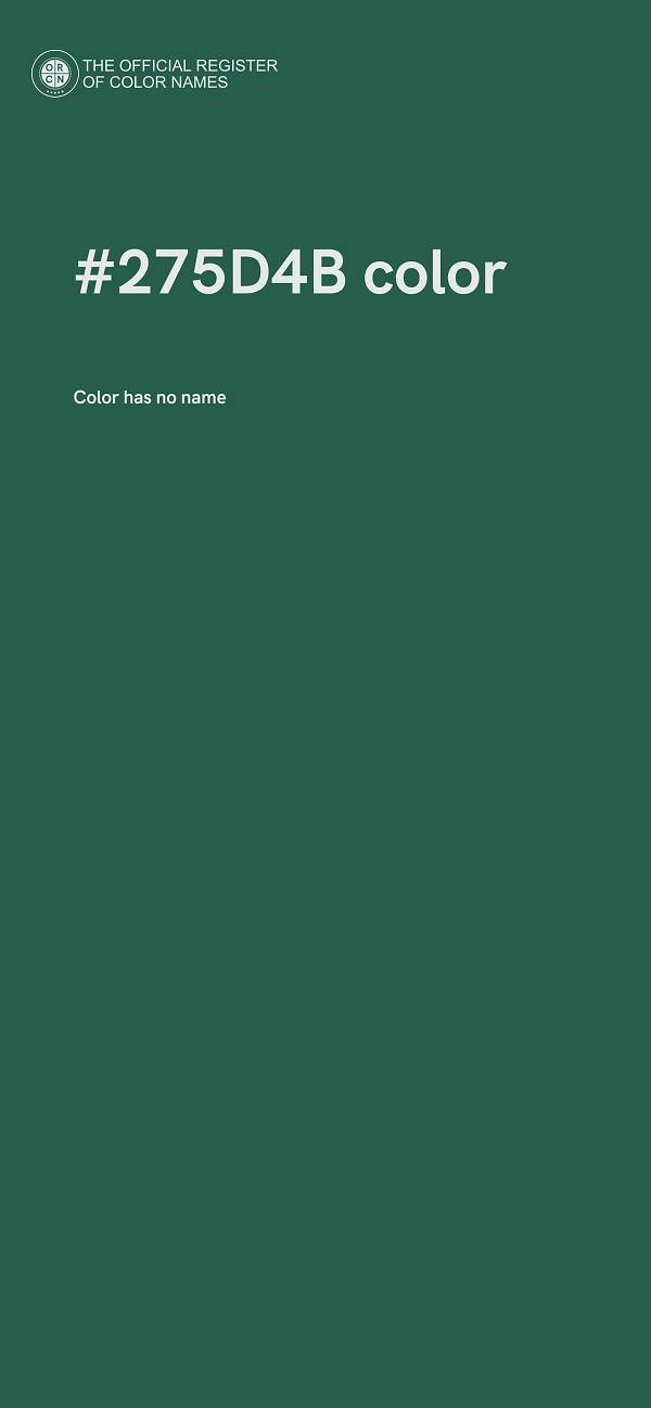 #275D4B color image