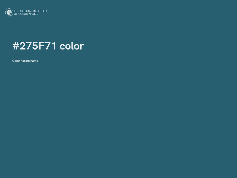 #275F71 color image