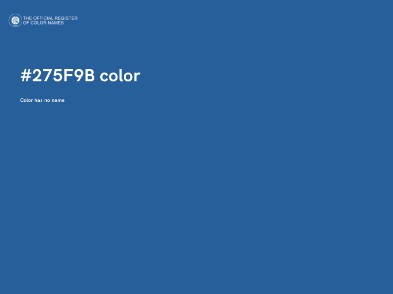 #275F9B color image