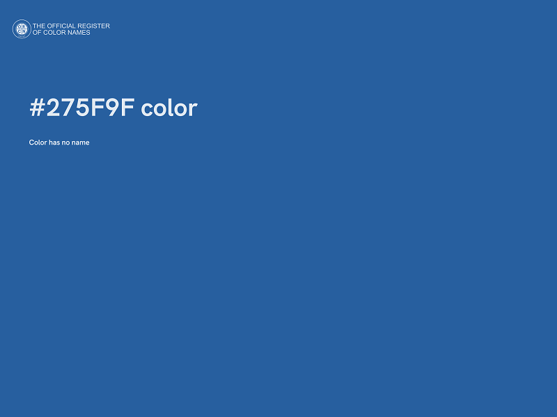 #275F9F color image