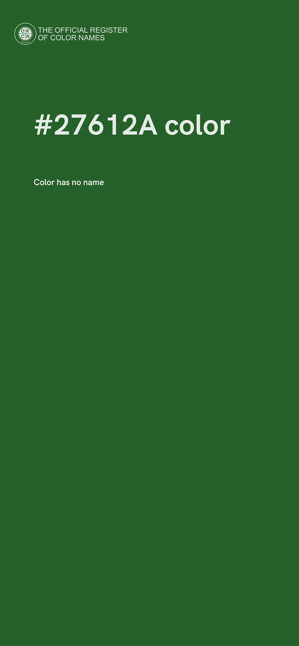 #27612A color image
