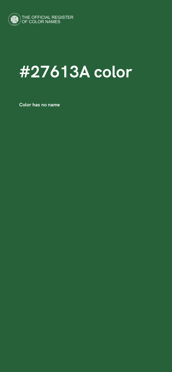 #27613A color image