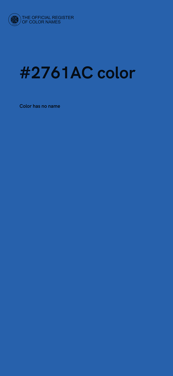 #2761AC color image