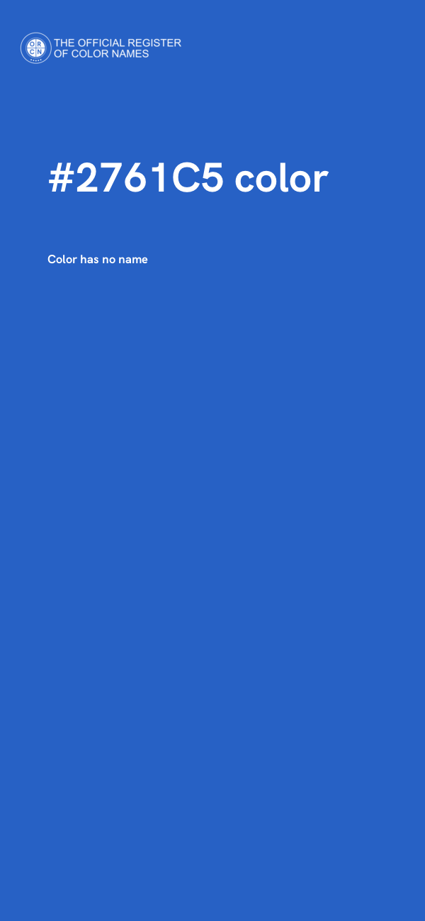 #2761C5 color image