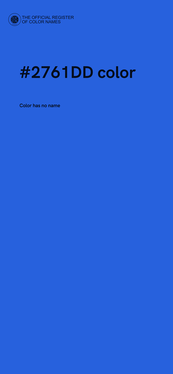 #2761DD color image