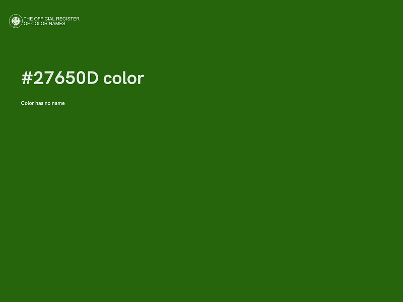 #27650D color image