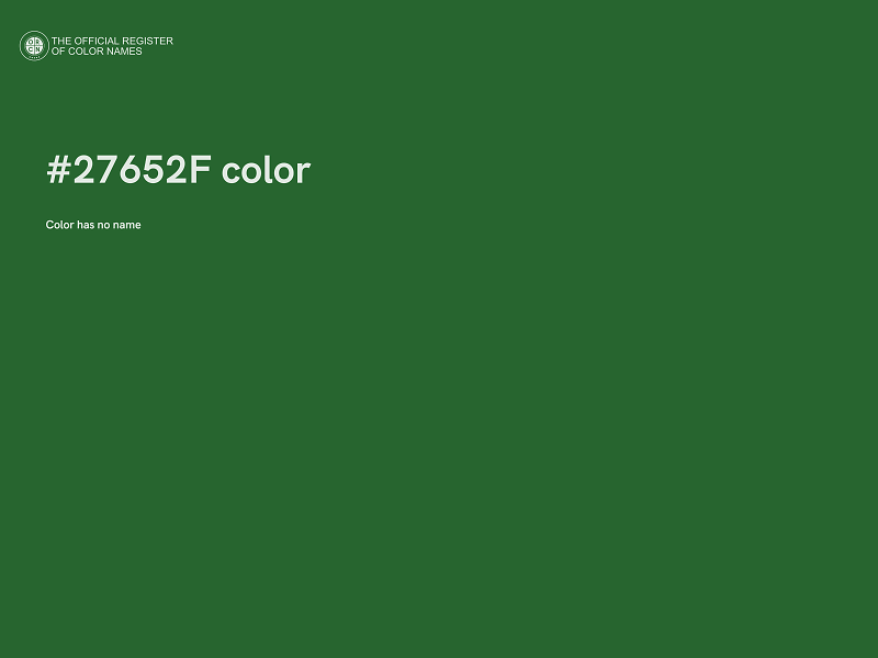 #27652F color image