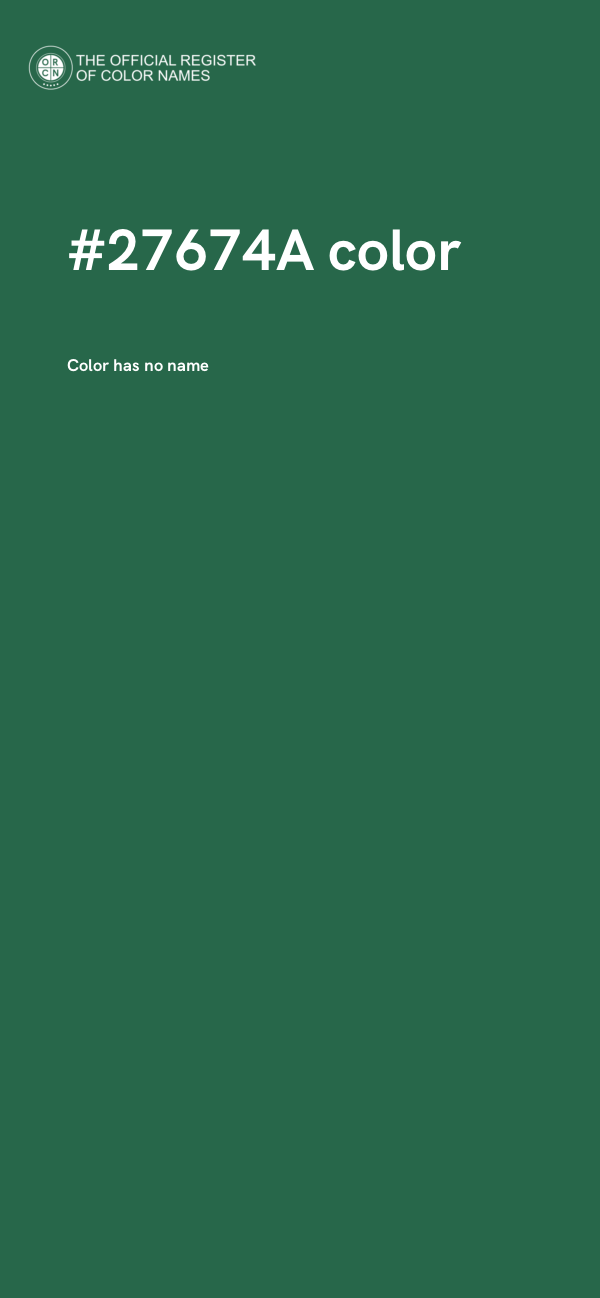#27674A color image